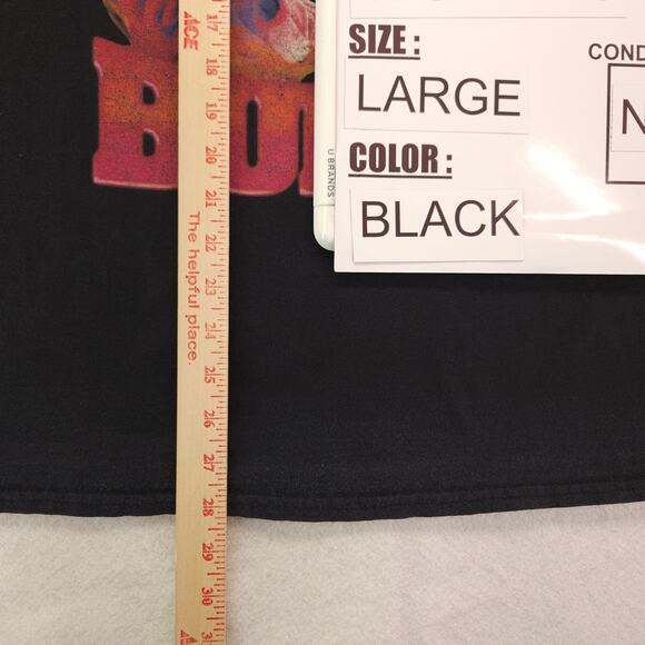 Bad Bunny Band Graphic Short Sleeve Crew Neck T Shirt Womens Size Large L Black - Picture 8 of 9